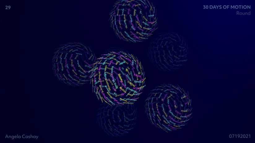 Day 29 - Round - 30 Days of Motion - July 19, 2021